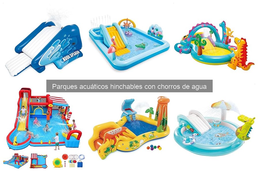 Cómo instalar un parque acuático hinchable en casa