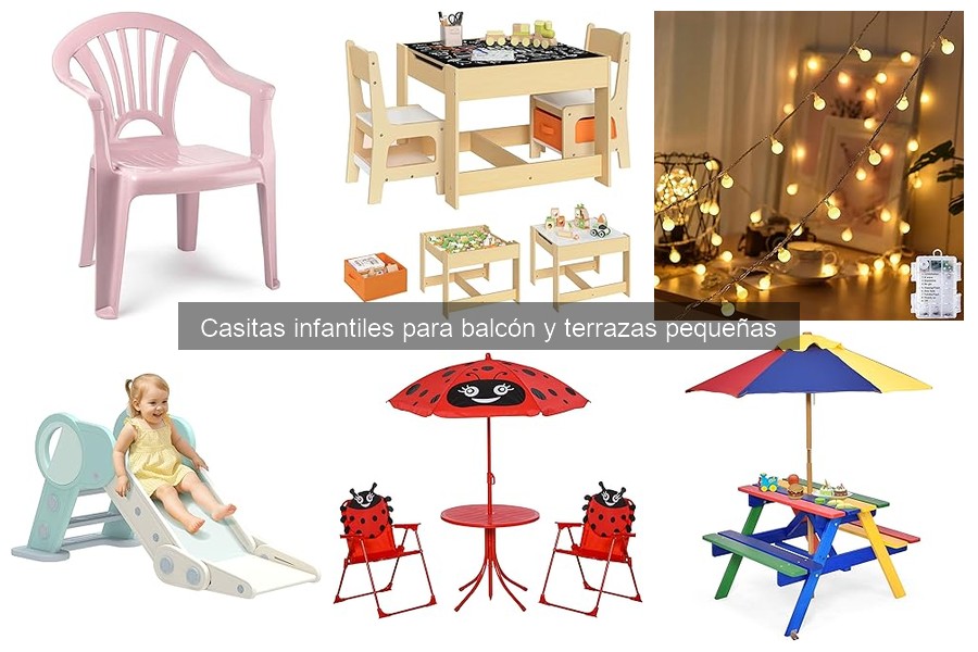 Cómo instalar una casita infantil en un balcón pequeño