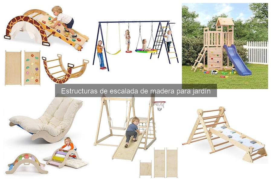 Cómo instalar una estructura de escalada de madera en el jardín