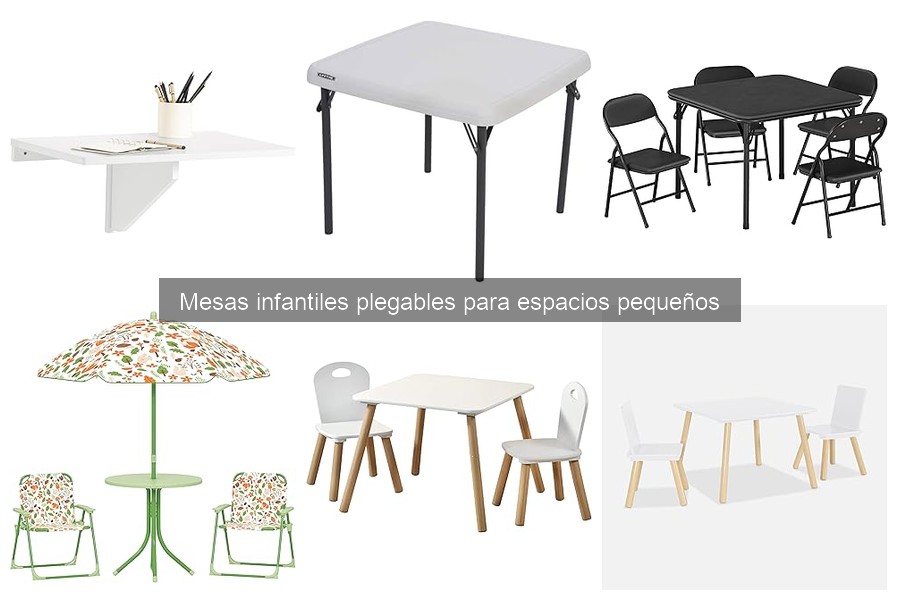 Cómo Instalar y Mantener Mesas Infantiles Plegables