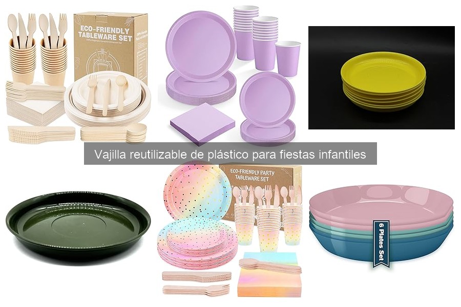 Cómo limpiar y mantener la vajilla reutilizable de plástico