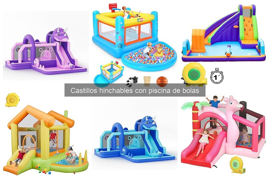 Cómo limpiar y mantener tu castillo hinchable con piscina de bolas