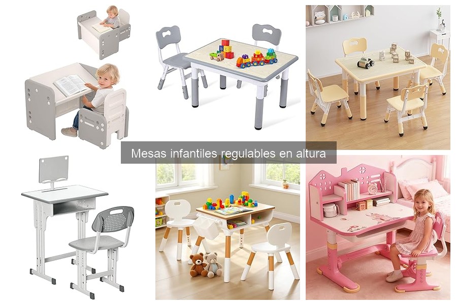 ** Cómo mantener mesas infantiles regulables en altura