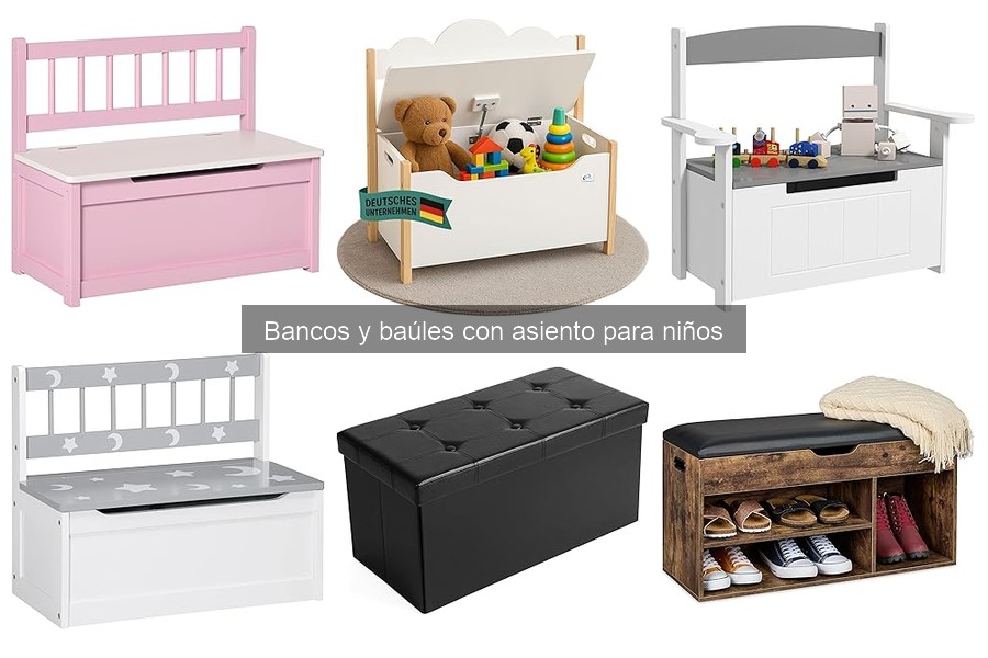 Cómo mantener y limpiar bancos y baúles con asiento para niños