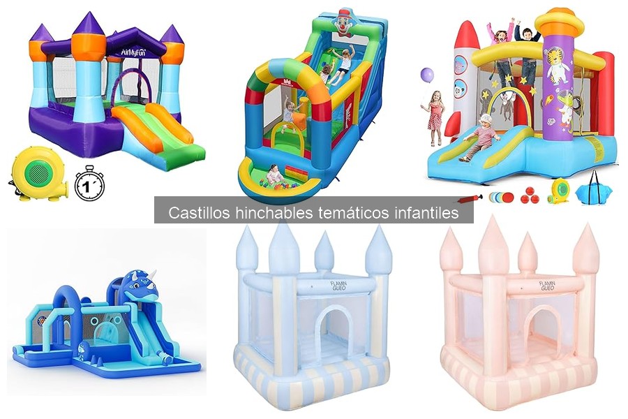 Cómo mantener y limpiar castillos hinchables temáticos