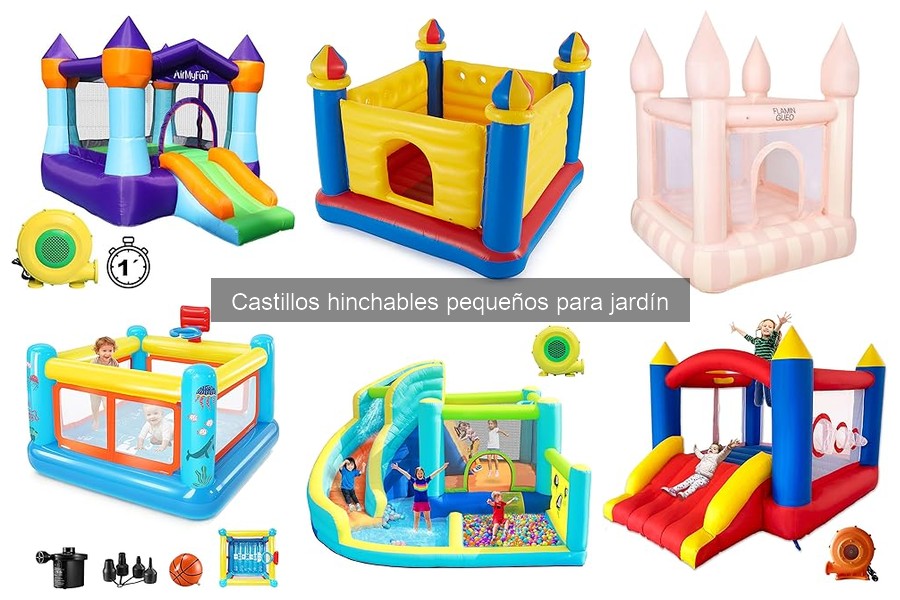 Cómo mantener y limpiar un castillo hinchable en tu jardín