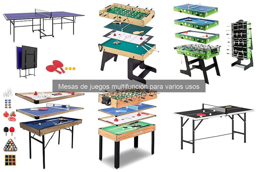 Cómo montar una mesa de juegos multifunción fácilmente