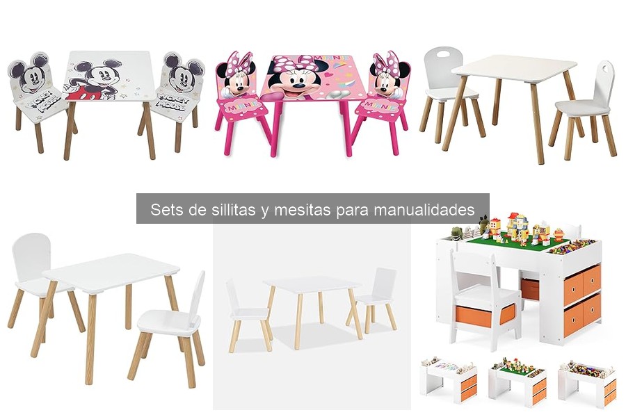 Cómo Montar y Usar Sets de Sillitas y Mesitas para Manualidades