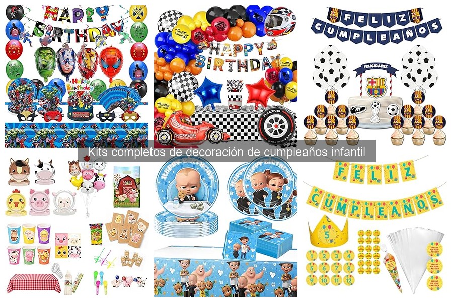 Cómo Personalizar un Kit de Decoración de Cumpleaños Infantil