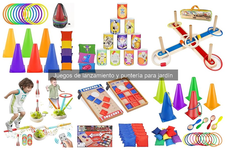 Cómo usar juegos de lanzamiento y puntería en el jardín