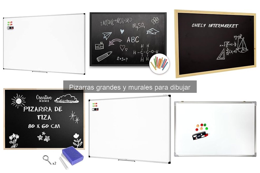 Cómo usar tu pizarra grande o mural para dibujar eficazmente