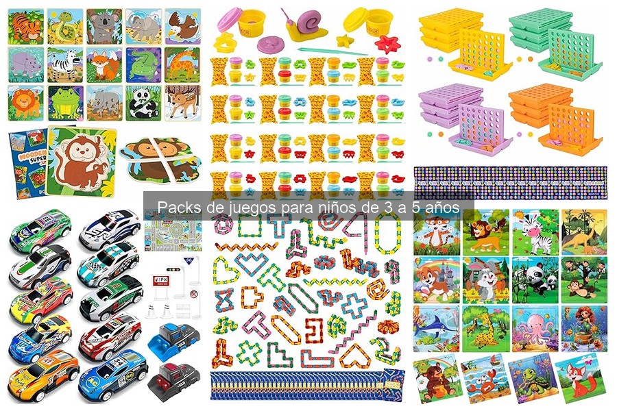 Cómo utilizar packs de juegos para desarrollar habilidades en niños