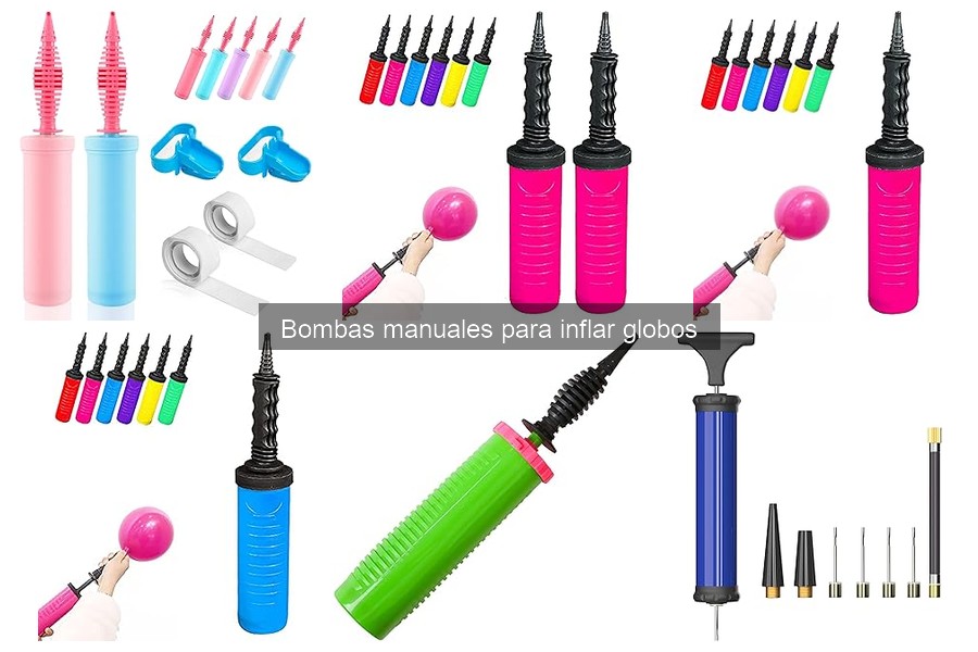 Comparativa: Bombas Manuales vs Eléctricas para Inflar Globos