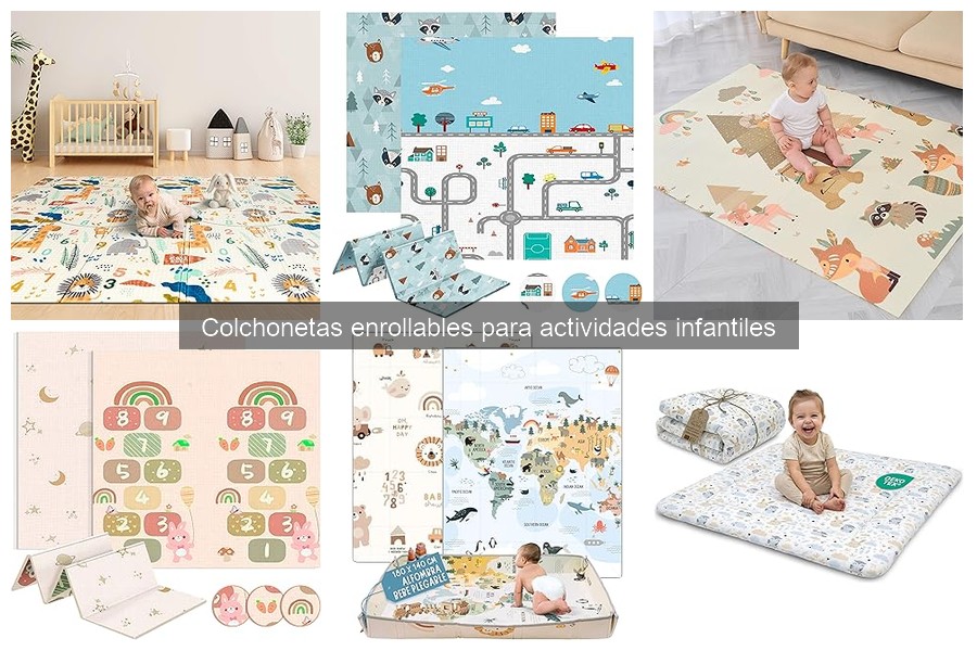 Comparativa: Colchonetas enrollables vs. fijas para niños