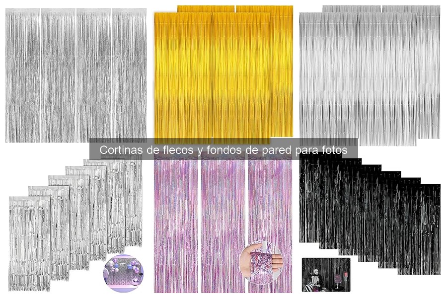 Comparativa: Cortinas de Flecos vs Otros Fondos para Fotos