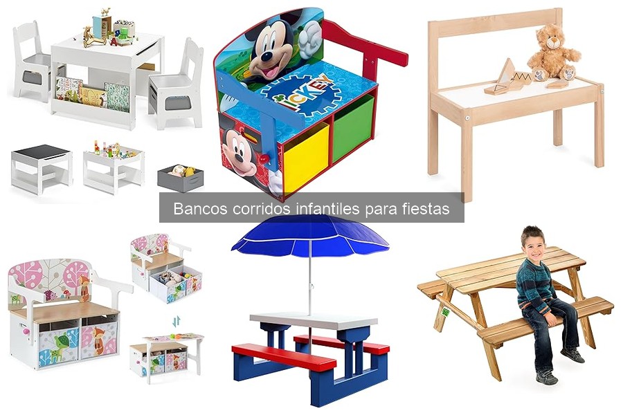 Comparativa de bancos corridos infantiles: calidad y precios