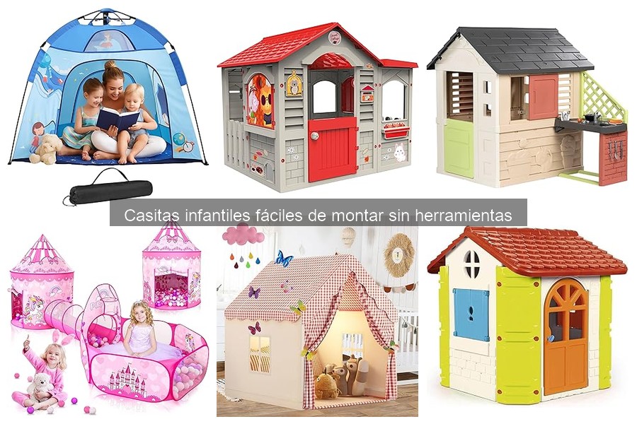 Comparativa de Casitas Infantiles Fáciles de Montar sin Herramientas