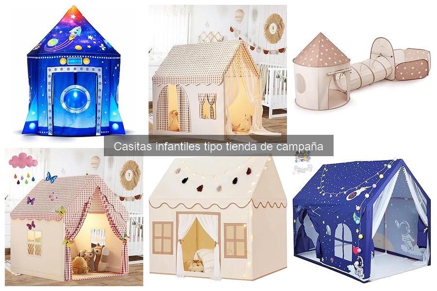 Comparativa de Casitas Infantiles Tipo Tienda de Campaña