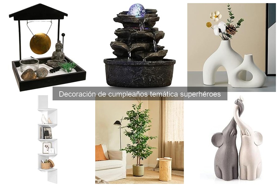 Comparativa de decoraciones de cumpleaños superhéroes