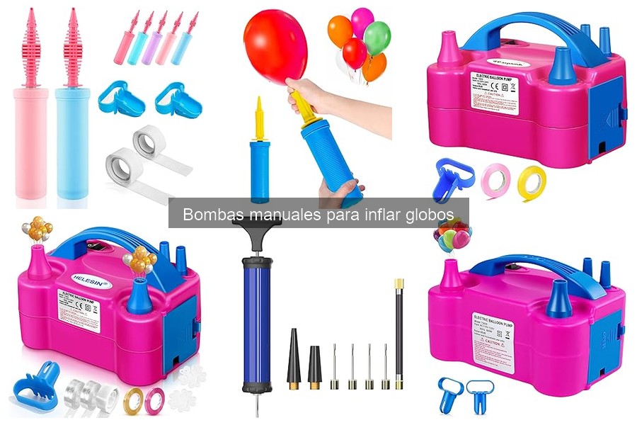 Comparativa de las Mejores Bombas Manuales para Inflar Globos