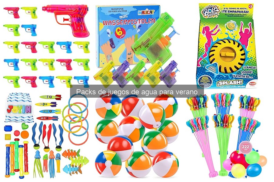 Comparativa de Marcas de Packs de Juegos de Agua para Verano