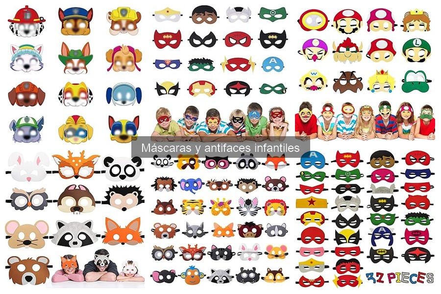 Comparativa de Máscaras de Tela y Plástico para Niños