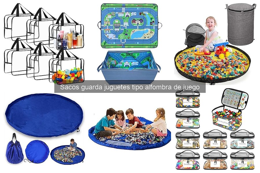Comparativa de materiales en sacos guarda juguetes