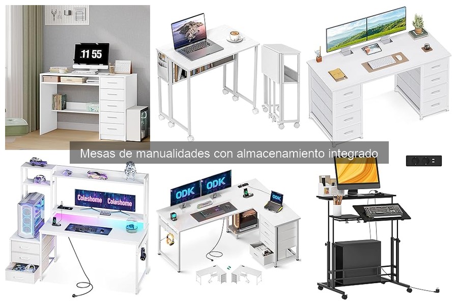 Comparativa de Mesas de Manualidades con Almacenamiento