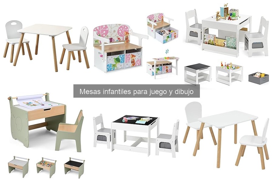 Comparativa de Mesas Infantiles de Plástico vs. Madera