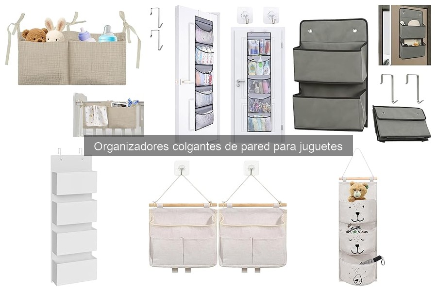 Comparativa de organizadores colgantes para juguetes