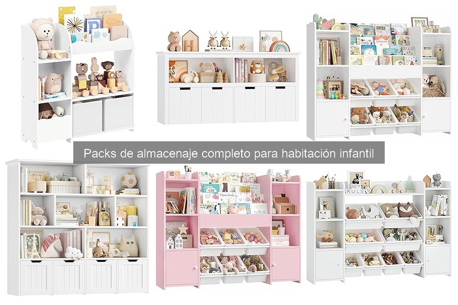 Comparativa de Packs de Almacenaje Fácil para Niños