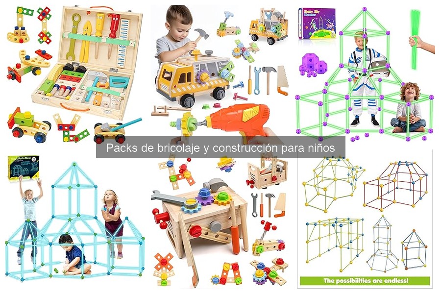 Comparativa de packs de bricolaje para niños: Mejores marcas