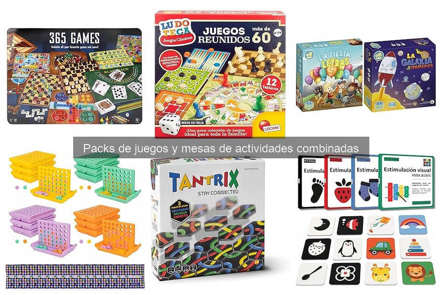 Comparativa de Packs de Juegos y Mesas de Actividades