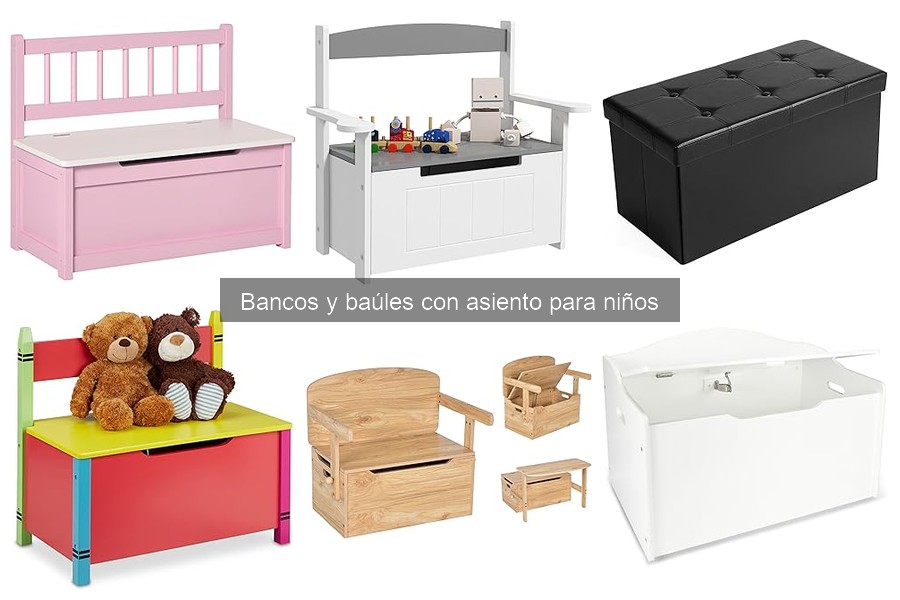 Comparativa de precios de bancos y baúles para niños