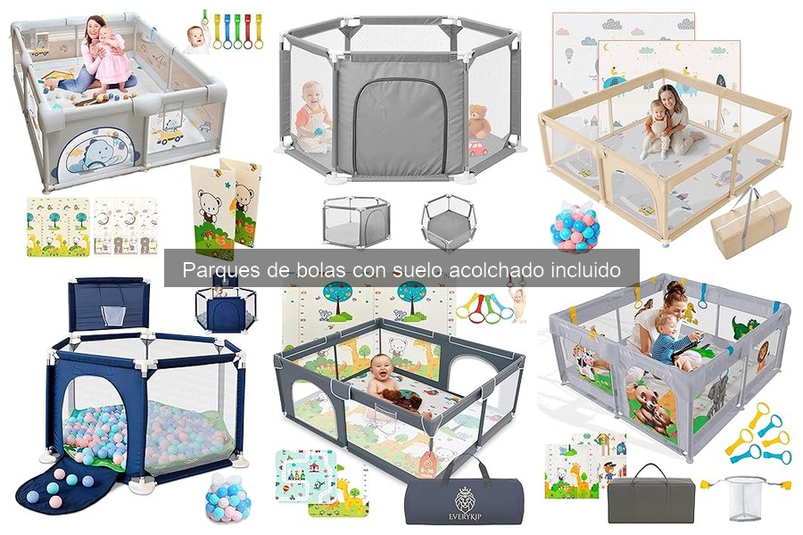 Comparativa de precios de parques de bolas acolchados