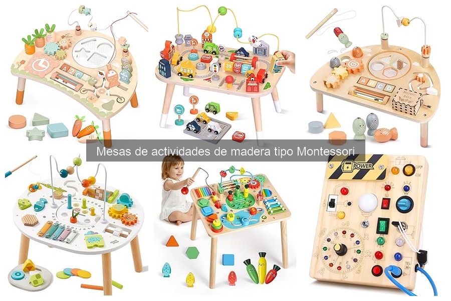 Comparativa de precios mesas de actividades Montessori