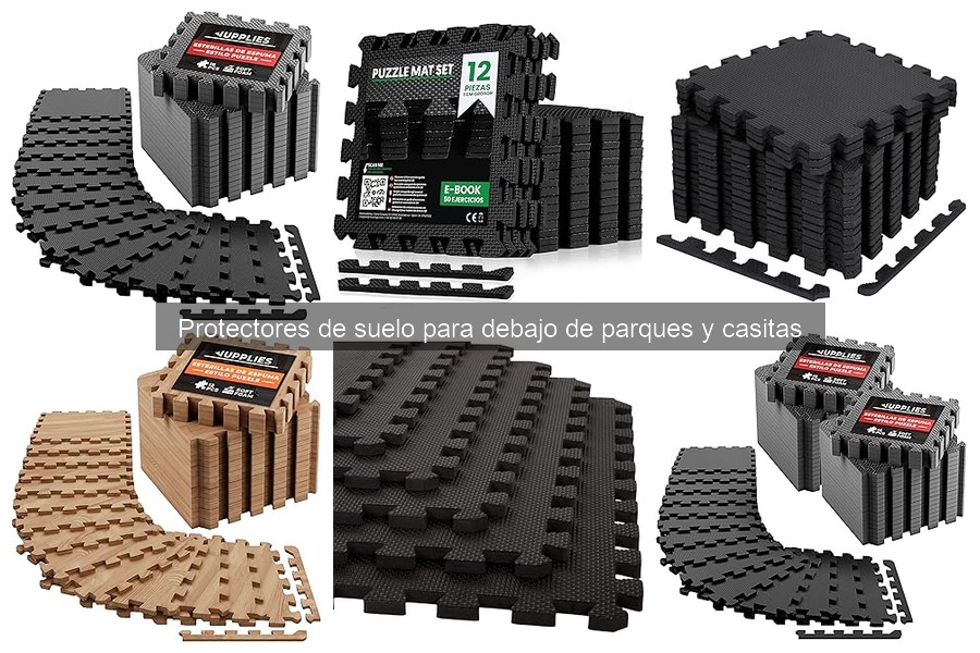 Comparativa de protectores de suelo para casitas infantiles