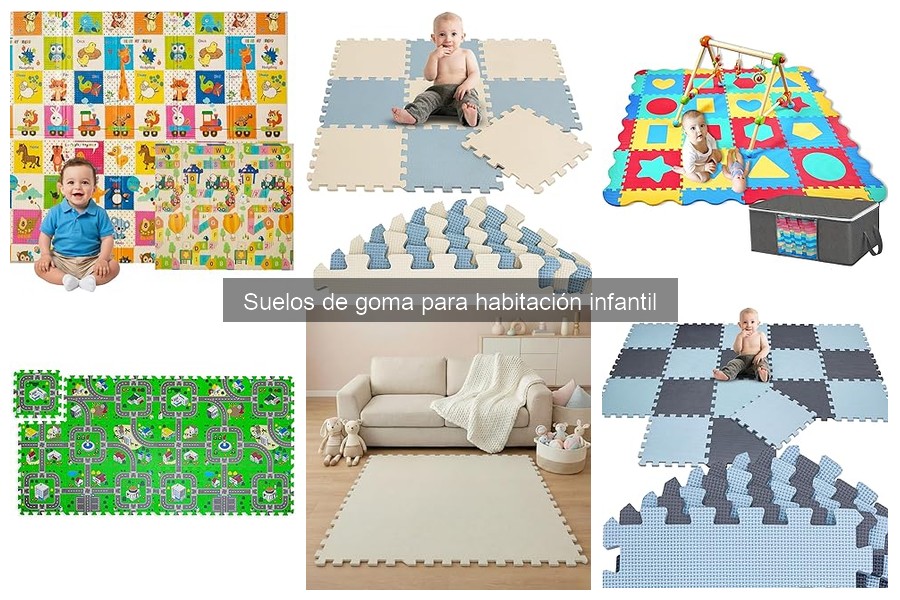 Comparativa de Suelos de Goma para Habitaciones Infantiles