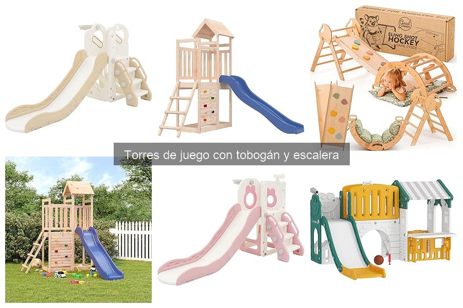 Comparativa de Torres de Juego con Tobogán vs Otros Equipamientos