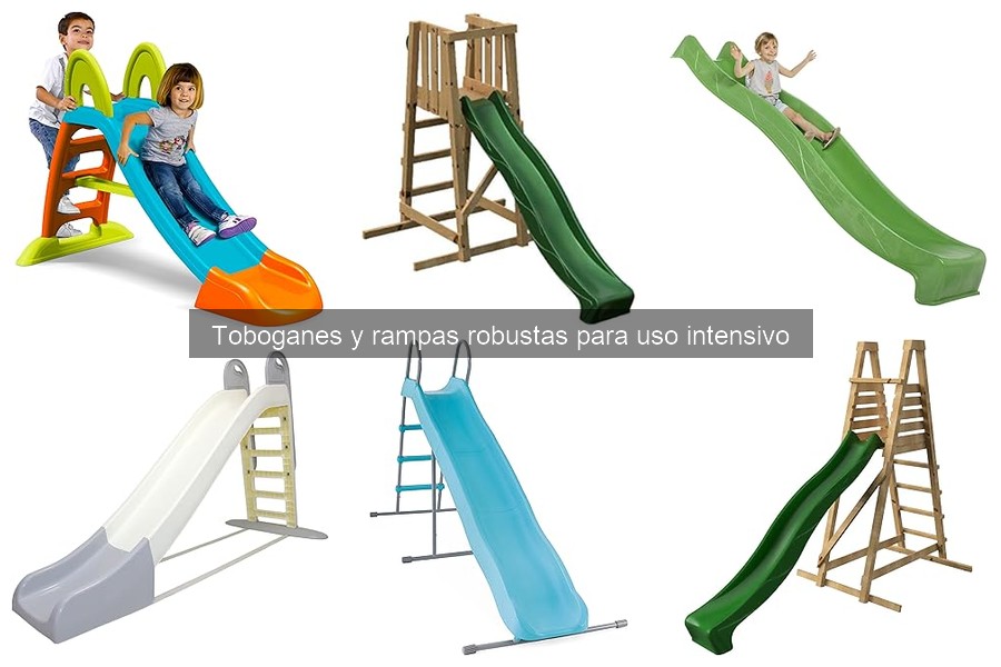 Comparativa entre toboganes de plástico y metal