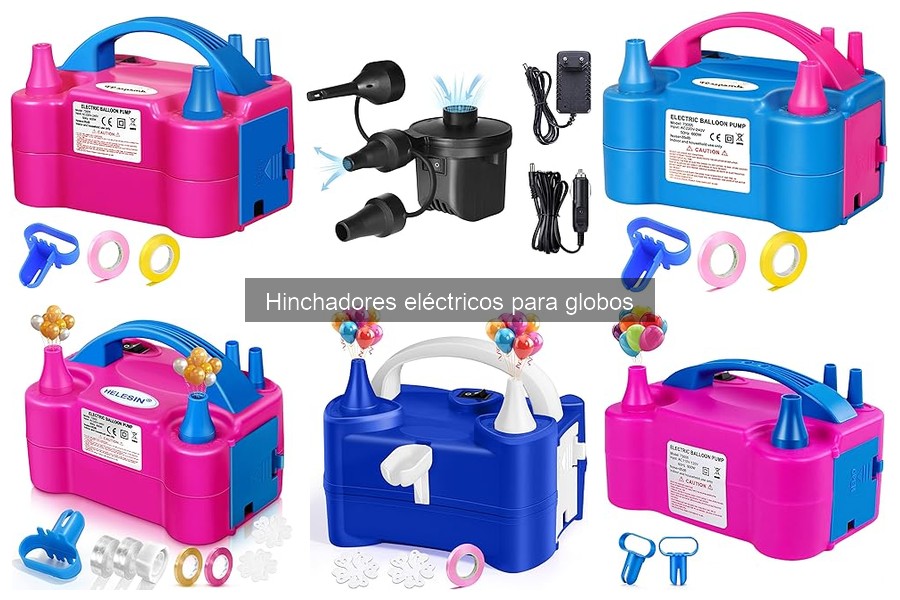 Comparativa: Hinchadores eléctricos vs manuales para globos