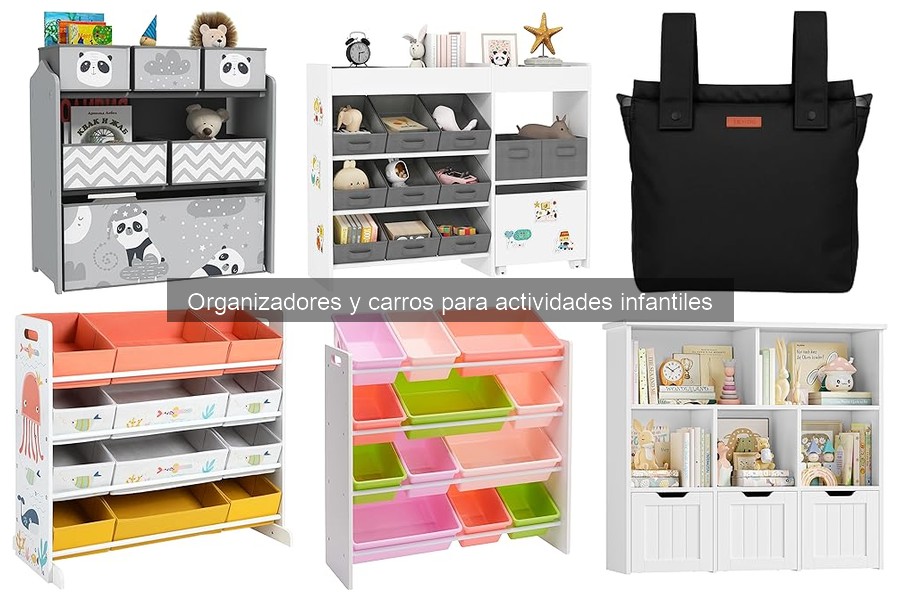 Comparativa: Organizadores fijos vs móviles para actividades infantiles