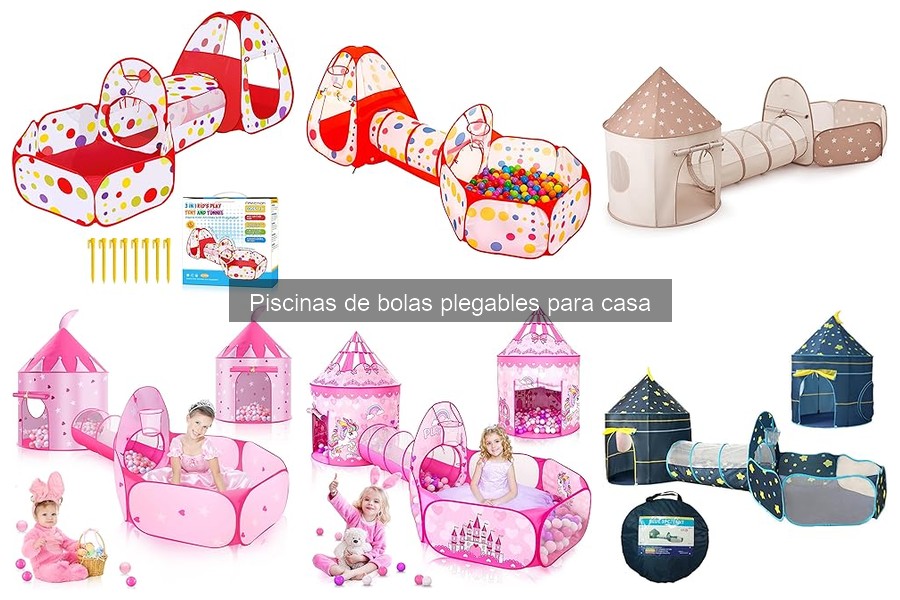Comparativa: Piscinas de bolas plegables vs fijas para casa