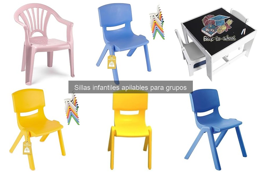 Comparativa: Sillas Infantiles Apilables vs Fijas