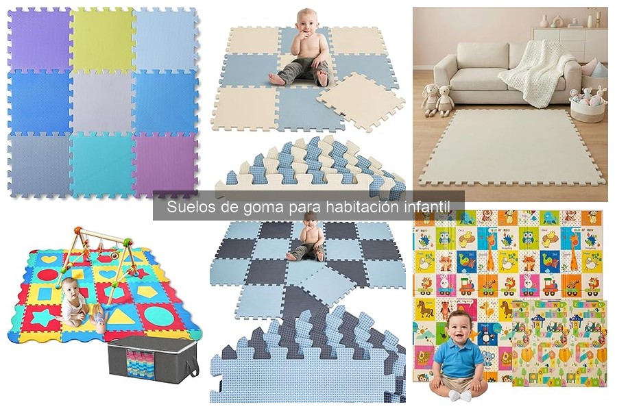 Comparativa: Suelos de goma vs. Suelos de espuma para niños