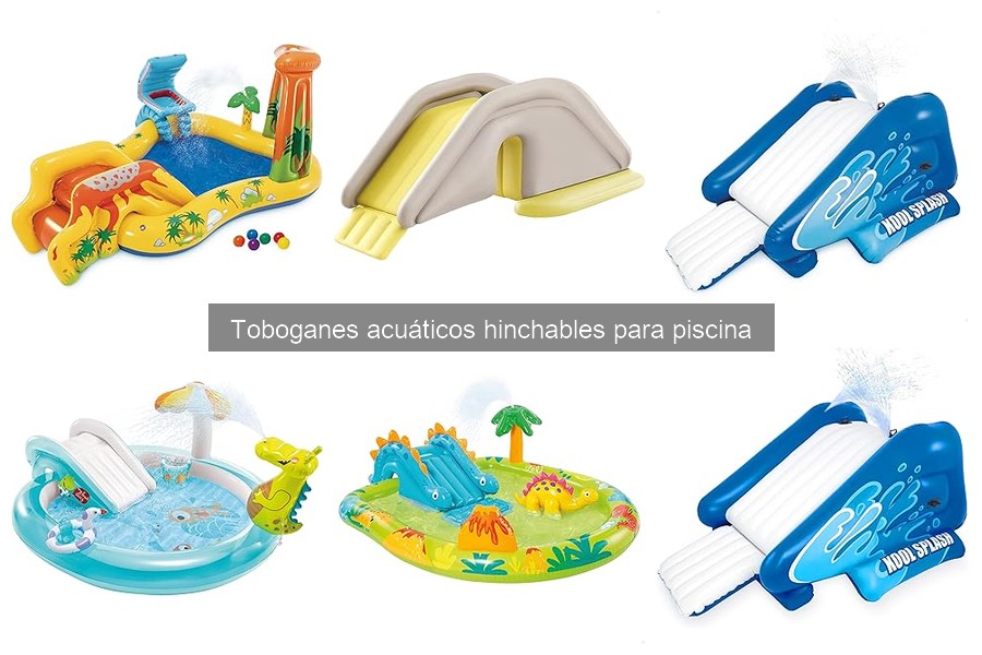 Comparativa: Toboganes acuáticos hinchables vs. plásticos