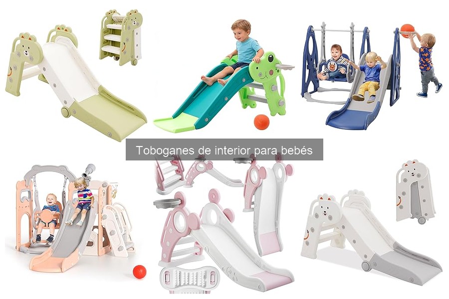 Comparativa: Toboganes de interior para bebés pequeños y grandes