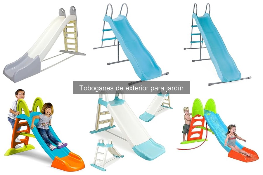Comparativa: Toboganes de plástico vs. madera para jardín