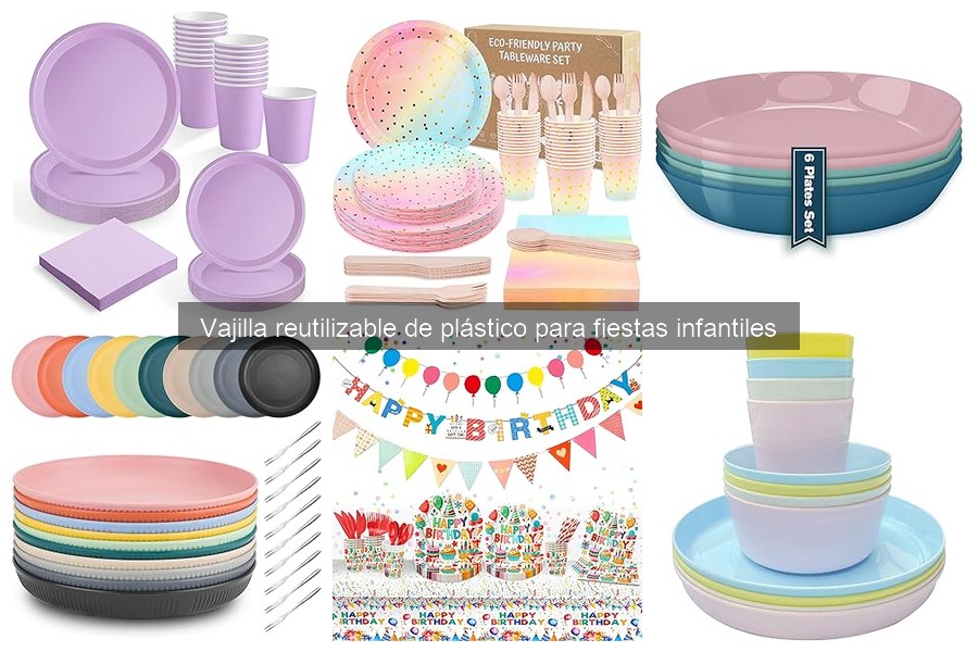 Comparativa: Vajilla desechable vs reutilizable para fiestas infantiles