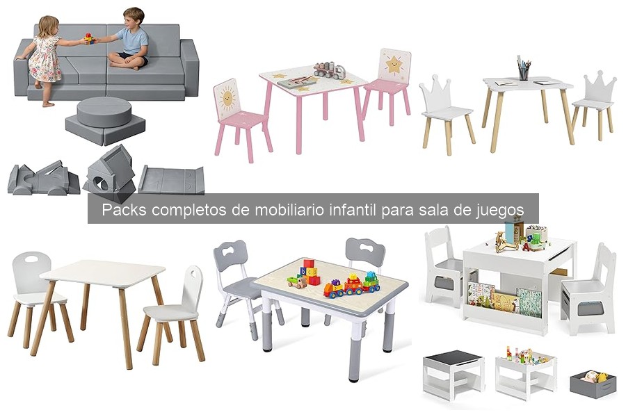Compra los Mejores Packs de Mobiliario Infantil Online